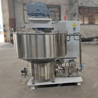 Machine à pâte de chocolat haute capacité 30kg 50kg 100kg fabriquée en Chine, moulin à billes pour raffiner les fèves de cacao