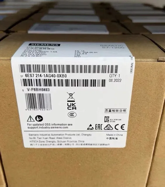 Brand New NEW 6ES7 2141AG400XB0 6ES72141AG400XB0 S71200 CPU Module for PLC