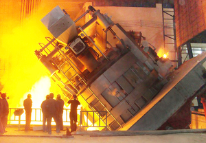 15T/Stunde Stahl ofen zum Gießen von Drahts tab Lichtbogen ofen Erz schmelzofen - Product Image 4