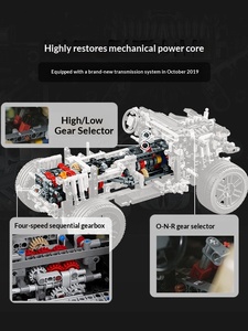 Bloques <span class=keywords><strong>de</strong></span> Construcción <span class=keywords><strong>de</strong></span> Plástico Compatibles con Vehículos Todoterreno Land Rover Defender, Juguete <span class=keywords><strong>de</strong></span> Ensamblaje <span class=keywords><strong>de</strong></span> Auto Deportivo, Regalo Unisex - Product Image 5