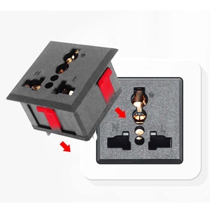 Phổ 13A AC Ổ cắm điện chúng tôi anh EU Bảng điều chỉnh ổ cắm cho mỹ nhật bản Úc người anh Đức Pháp Brazil phích cắm ổ cắm - Product Image 3