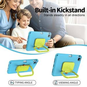 เคสแท็บเล็ต HGD Rugged Universal EVA สำหรับ iPad Pro 11 M5 2025 ปลอดภัยสำหรับเด็ก ป้องกันสารพิษ ป้องกันการตกกระแทก สำหรับ iPad Air 11 นิ้ว M4 2026 - Product Image 4