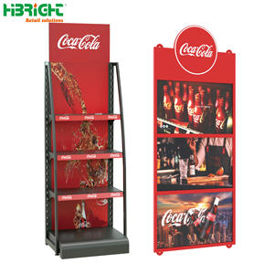 Exhibidor de Cola Metálico de Doble Cara, Resistente, de Diseño Nuevo, Personalizable, para Promoción en Supermercados - Product Image 1