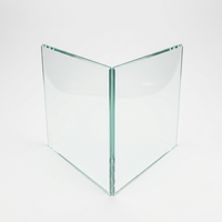 Verre de sécurité 10 mm en gros pour système de main courante d'hôtel, balustrade d'escalier moderne sans cadre, verre trempé, prix d'usine