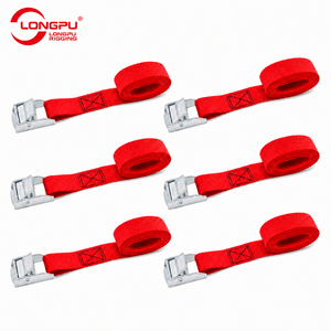 Cinta de Amarração de Carga com Catraca de Aço PE/PP 25mm, Fivela de Engate Rápido, Sem Gancho, Certificação GS, 800kg - Product Image 1