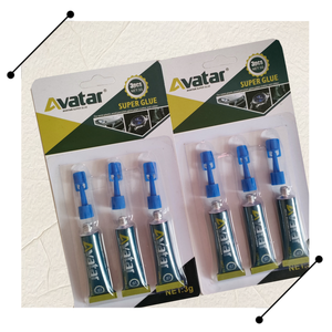 Adhesivo Líquido Super 502 de la Marca <span class=keywords><strong>Avatar</strong></span>, Paquete de 3, para Adherir Firmemente a Plástico y Cuero - Product Image 2