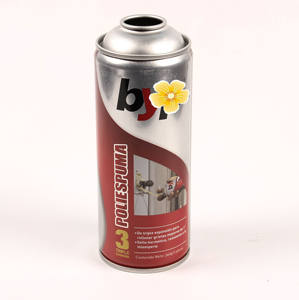 Aérosol de mousse de fête jaune laqué 57*137mm 57*166mm pour composants antirouille en aérosol - Product Image 2