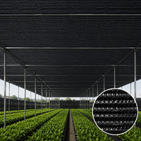 Filet d'ombrage de jardin en HDPE résistant aux UV avec bords renforcés et œillets pour serre, pépinière, ferme et protection des cultures
