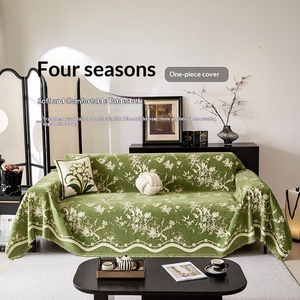 Manta de Sofá de Chenilla con Diseño Floral Personalizado DL, Manta de Felpa Suave de Poliéster, Decoración de Hogar de Lujo, Regalo Romántico al por Mayor, Funda para Sofá OEM - Product Image 2