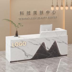 Latest New Factory Corner Office Desk Small Checkout Counter for Clothing Stores and Beauty Salons for Front Reception - Product Image 4