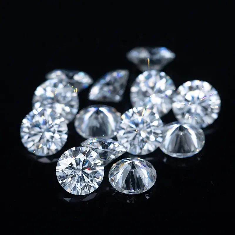 Passe le testeur de diamant Certificat GRA Prix de gros Tailles complètes D FL Round Brilliant Cut Lab Grown Loose Moissanite Diamond