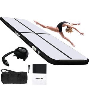 3*1*0.1m Black <b>Inflatable</b> Air Floor Tumble Track Set With Pump and Repair Kit <b>INFLATABLE</b> AIR TRACK Foam Roller 3* - Product Image 3