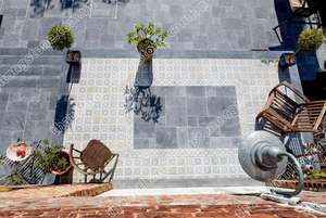 Moderne Antique Vietnam Naturel Bleu Gothique Pierre Conception Ashlar Pavage Calcaire Tuile pour Usage Extérieur - Product Image 4