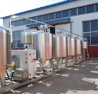 TEKBREW Cuve de pasteurisation électrique à double paroi en acier inoxydable 304 pour chauffage de l'eau 100L, Cuve de pasteurisation de lait 200L Prix