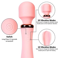 Vibrateur populaire en forme de bâton AV, masseur, baguette magique, stimulateur du clitoris, vibrateur chauffant pour le point G, masturbation féminine, sex-shop