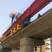 Grúa pórtico de lanzamiento de vigas tipo truss de 900 toneladas para proyectos de construcción de puentes