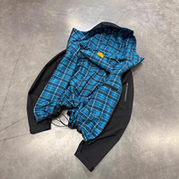 Blouson Bomber Homme Personnalisé OEM/ODM de Haute Qualité, Réversible, Imperméable, Coupe-Vent, Entièrement Zippé, à Carreaux, pour l'Hiver et l'Extérieur