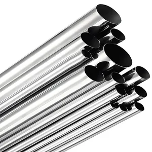 Fabrika sıhhi boru aynalı etkisi parlak kaynaklı 201 304 Ss boruları haddelenmiş paslanmaz çelik boru/tüp