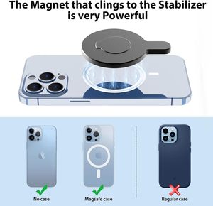 Aerbeis OM dudukan ponsel magnetik, untuk Osmo 8/7P/OM 7/OM 6/SE/OM 5/OM 4 SE/OM 4 adaptor lepas cepat <span class=keywords><strong>2</strong></span>.59x0.2x2.67 inci <span class=keywords><strong>2</strong></span> oz - Product Image 5