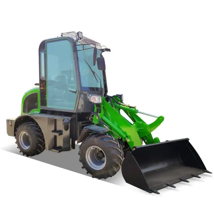 ZL10 MINI สวนล้อ Loader Garden รถแทรกเตอร์ด้านหน้า Loader จีนฟาร์มขนาดกะทัดรัดล้อ Loader เครื่อง