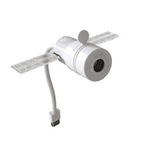Mini projecteur LED portable USB 2026 ultra-clair, lumière d'ambiance romantique Galaxie Étoile Aurore pour chambre à coucher, livraison directe