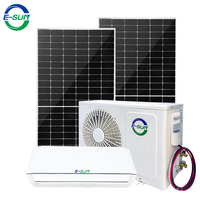Climatiseur solaire hybride DC AC E-Sun 12000 Btu, climatisation photovoltaïque hors réseau 24000 Btu pour usage domestique