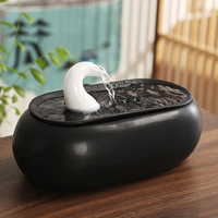 Décor à la maison décoration de table fontaine d'eau vent eau salon humidificateur artisanat en céramique