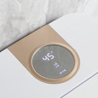 WC intelligent haut de gamme de luxe, cuvette de toilette moderne, toilette électrique automatique intelligente avec bidet