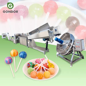 Spherical Small Hard Ball Pouring Irregular Candy <b>Lollipop</b> Make Machine Production Line For - Product Image 1