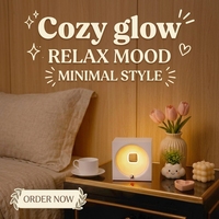Lampe de chevet LED rechargeable, réglable, mini, pour chambre à coucher, style nordique, avec fonction de minuterie