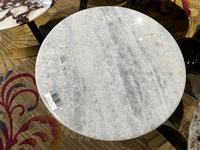 Table d'appoint en cristal bleu, table de négociation moderne pour bureau, table basse, petite table basse d'exposition