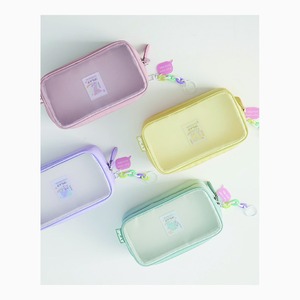 กระเป๋าเครื่องสำอางโพลีเอสเตอร์ CIPU Puffy Pouch 19.5x11 ซม. สำหรับทุกเพศ มีสินค้าในสต็อก ไต้หวัน - Product Image 2