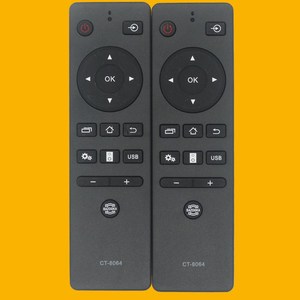 Télécommande à perles de cristal CT-8064 pour téléviseur LCD Toshiba 15,2x4,3x2,3cm, code roulant noir - Product Image 2