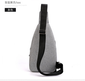 <span class=keywords><strong>Bolso</strong></span> Bandolera Deportivo <span class=keywords><strong>Impermeable</strong></span> con Orificio para Auriculares y Logotipo Personalizado, <span class=keywords><strong>Bolso</strong></span> de Pecho para <span class=keywords><strong>Hombre</strong></span> - Product Image 5