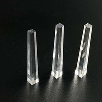 Oprism K9 BK7 Barre de guidage de lumière carrée en verre de quartz fusi pour instrument de beauté, colonne de guidage de lumière de scène, prisme octogonal