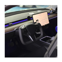 Volant sport en cuir 2025 pour Tesla Model 3/Y 2017-2021, installation Plug and Play