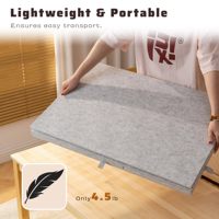 Plateau de puzzle avec support et couverture 2 en 1, plateau en feutre super léger, rangement avec 6 tiroirs pour adultes, table de puzzle