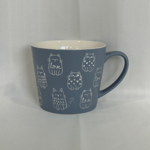 Cute Cartoon Design Big Capacity Ceramic Cat <b>Mug</b> High Quality Porcelain Dishwasher Microwave Safe Customizable <b>Reusable</b> Food - Product Image 6