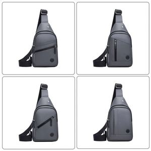 Bolso cruzado deportivo de nailon para hombre, impermeable, de gran capacidad, con múltiples compartimentos - Product Image 5