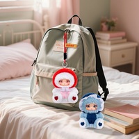 Vinyl-Gesichtspilz-Pflückerpuppe, Kawaii Plüschtier Sammlerstück, Niedliche Stofftierfigur Schlüsselanhänger, Geburtstagsgeschenk, Großhandel