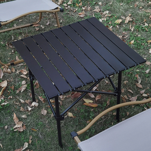 Tavolo Pieghevole in Acciaio al Carbonio, Altezza Regolabile, da 2 a 4 Posti, Moderno, per Palestra, Campeggio, Picnic, BBQ, Cantiere - Product Image 6