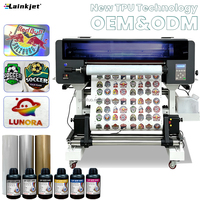 Imprimante jet d'encre UV haute vitesse Lainkjet pour tête d'impression I3200, film DTF, commande par bouton-poussoir, connectivité Ethernet/USB