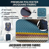 Tissu Oxford en polyester enduit PU 1680D jacquard, résistant à l'abrasion et imperméable, pour sacs à main, bagages et tentes - Vente en gros
