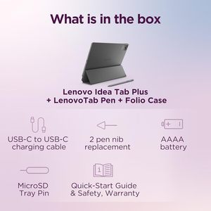 แท็บเล็ต Lenovo Idea Tab Plus ขนาด 12.1 นิ้ว หน้าจอสัมผัส IPS ความละเอียด 2.5K 90Hz - Product Image 6