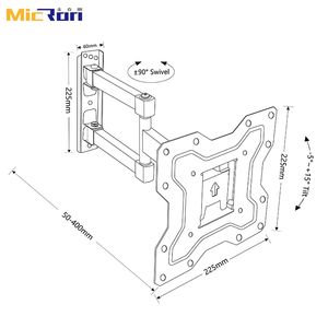 MICRON nuovo Design supporto <span class=keywords><strong>TV</strong></span> Full Motion supporto <span class=keywords><strong>TV</strong></span> <span class=keywords><strong>a</strong></span> parete <span class=keywords><strong>staffa</strong></span> per 22-43 pollici - Product Image 6