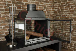 Fabricant chinois de poêles à bois Type et matériau en acier laminé à froid poêle à bois cheminée intérieure - Product Image 4