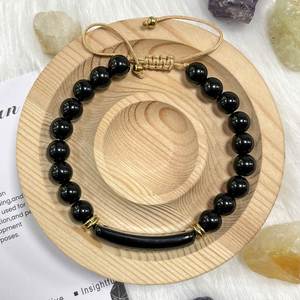 Pulsera de Piedra Natural con Cuentas de Vidrio Coloridas, Serenidad y Calma, Servicio de Exportación Global Premium, Muestra de Preproducción - Product Image 5