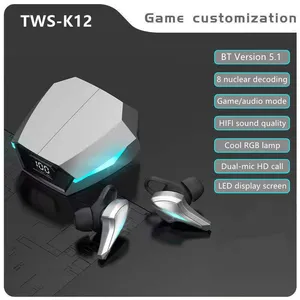 K12-auriculares inalámbricos para videojuegos, cascos color morado con tijeras para puerta, TWS, BT5.1, superventas de 2022