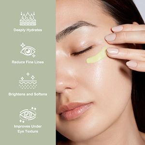 Crema de Ojos de aguacate orgánica vegana personalizada brillo ajuste suaviza las líneas finas hidratante antiarrugas reafirmante instantáneo - Product Image 2