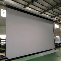 Écran de projection électrique 150 pouces 16:9 haute définition, écran motorisé mural pour cinéma maison, vente flash